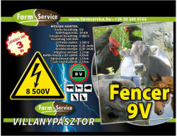 Kerbl Farmservice FENCER 9V készülék