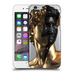 Picasee Husă transparentă din silicon pentru Apple iPhone 6/6S - Wildfire - Gold