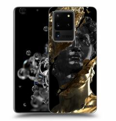Picasee Husă neagră din silicon pentru Samsung Galaxy S20 Ultra 5G G988F - Gold - Black