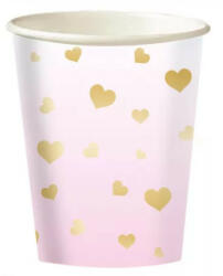 Amscan Pink Ombre Első születésnap papír pohár 8 db-os 250 ml (DPA991030966)