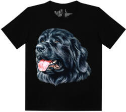  Újfundlandi kutyás - Férfi / Unisex Pamut Póló -4XL
