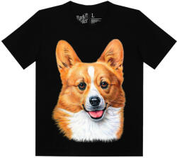  Welsh corgi kutyás - Gyerek Pamut Póló -L