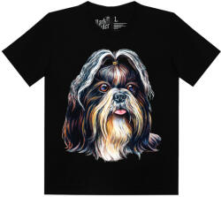  Shih tzu kutyás - Férfi / Unisex Pamut Póló -M