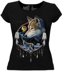  Farkas álomcsapdában - Női Pamut Póló -2XL