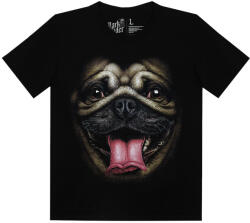  Mops kutyás - Gyerek Pamut Póló -2XL
