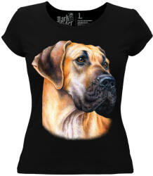 Mastiff kutyás - Női Pamut Póló -L