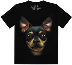  Törpe pincser kutyás - Férfi / Unisex Pamut Póló -4XL