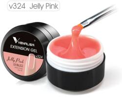 Venalisa építő zselé (hosszabbító zselé) Jelly pink V324 15ml (v324) - szofibeautyshop