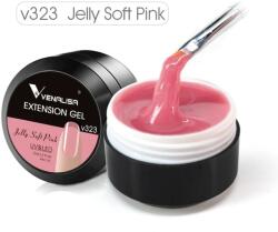 Venalisa építő zselé (hosszabbító zselé) Jelly soft pink V323 15ml (v323)