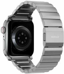 NOMAD Curea titan NOMAD Titanium V2 compatibila cu Apple Watch 4/5/6/7/8/SE/Ultra 42/44/45/49mm Silver (NM1A4HSXT0)