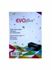 EVOffice Hartie photo mata A4, 50coli/top, 220gr/mp