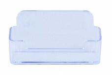 Blank Suport din plastic transparent pentru carti vizita 95 x 48 x 23mm