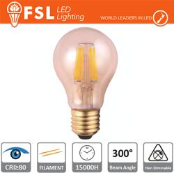  Bec Led A60 E27 6W 2200K 650LM Vintage