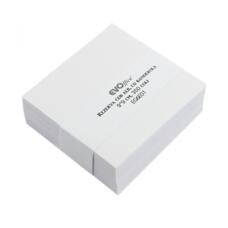EVOffice Rezerva cub 9x9(+/-3%)cm cu banderola, hartie alba 60 g, 350 coli