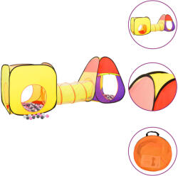 vidaXL Cort de joacă pentru copii 250 bile, multicolor, 255x80x100 cm (3107729) - comfy