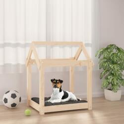 vidaXL Pat pentru câini, 61x50x70 cm, lemn masiv de pin (822197) - comfy