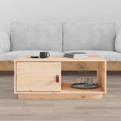 vidaXL Măsuță de cafea, 80x50x35, 5 cm, lemn masiv de pin (818260) - comfy