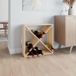 vidaXL Dulap de vinuri, 62x25x62 cm, lemn masiv de pin (821759) - comfy