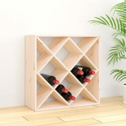 vidaXL Dulap de vinuri, 62x25x62 cm, lemn masiv de pin (821542) - comfy Suport sticla vin