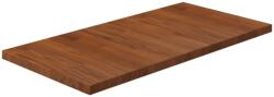 vidaXL Blat de baie, maro închis, 80x40x2, 5 cm, lemn masiv tratat (343052) - comfy