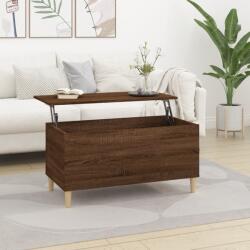 vidaXL Măsuță de cafea, stejar maro, 90x44, 5x45 cm, lemn compozit (819587) - comfy Masa de cafea
