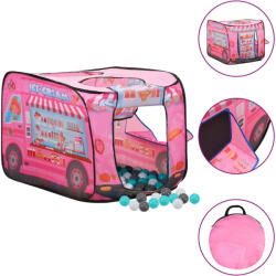 vidaXL Cort de joacă pentru copii cu 250 bile, roz, 70x112x70 cm (3107752) - comfy