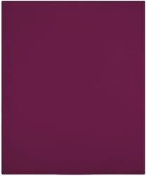 vidaXL Cearșaf de pat cu elastic, 2 buc, bordo, 140x200 cm, bumbac (136255) - comfy