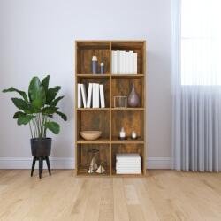 vidaXL Bibliotecă/dulap, stejar fumuriu, 66x30x130 cm, lemn prelucrat (815249) - comfy