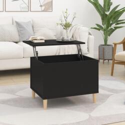 vidaXL Măsuță de cafea, negru, 60x44, 5x45 cm, lemn prelucrat (819565) - comfy