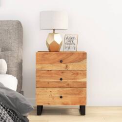 vidaXL Noptieră, 50x33x62 cm, lemn masiv acacia și lemn prelucrat (350661) - comfy