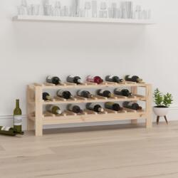 vidaXL Suport de vinuri, 109, 5x30x42 cm, lemn masiv de pin (822551) - comfy