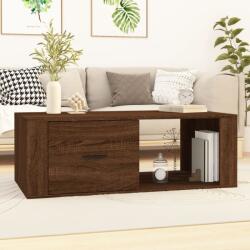 vidaXL Măsuță de cafea, stejar maro, 100x50, 5x35 cm, lemn compozit (816543) - comfy