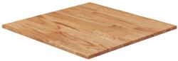 vidaXL Blat masă pătrat maro deschis 60x60x1, 5 cm lemn stejar tratat (343002)