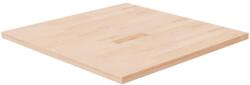 vidaXL Blat de masă pătrat, 70x70x2, 5 cm, lemn masiv stejar netratat (342931)