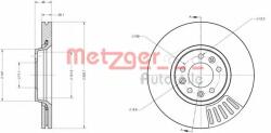 METZGER Disc frana PEUGEOT EXPERT caroserie (VF3A, VF3U, VF3X) (2007 - 2016) METZGER 6110318