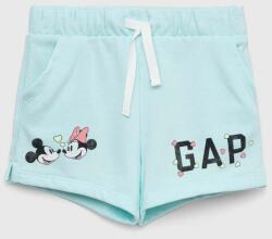Gap gyerek rövidnadrág x Disney nyomott mintás, állítható derekú - kék 56-62