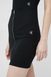 Calvin Klein Jeans szoknya fekete, mini, ceruza fazonú - fekete S - answear - 19 990 Ft