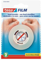 tesa Ragasztószalag, kézzel téphető, 19 mm x 25 m, TESA "Tesafilm", átlátszó (TE57520) - onlinepapirbolt