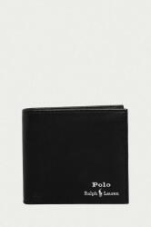 Ralph Lauren - Bőr pénztárca - fekete Univerzális méret