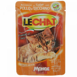 LECHAT Chunkies with chicken & turkey 100 g