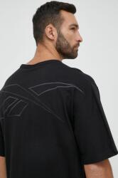 Reebok Classic t-shirt fekete, férfi, nyomott mintás - fekete S