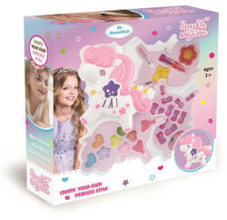 Magic Toys Sparkle Glitter póni alakú emeletes sminkpaletta játékszett (MKL572396)