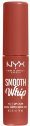 NYX Cosmetics Smooth Whip Matte Lip Cream ruj de buze 4 ml pentru femei 07 Pushin Cushion
