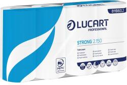 Lucart Toalettpapír, 2 rétegű, kistekercses, 8 tekercses, LUCART "Strong 2.150", fehér (UBC77) - webpapir