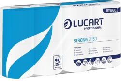 Lucart Toalettpapír, 2 rétegű, kistekercses, 8 tekercses, LUCART "Strong 2.150", fehér (UBC77)