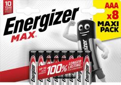 Energizer Elem, AAA mikro, 8 db, ENERGIZER "Max (EEAAA8MA) - webpapir
