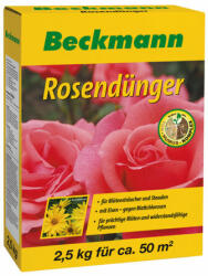 Beckmann szerves-ásványi növénytáp rózsákhoz és virágzó évelő növényekhez 2, 5kg (BECKVIR2,5)