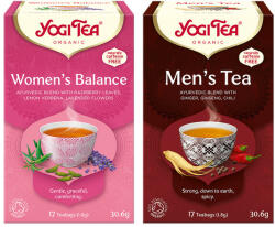 YOGI TEA Yogi Tea® Női egyensúly bio tea + Bio tea férfiaknak - onlinekosar