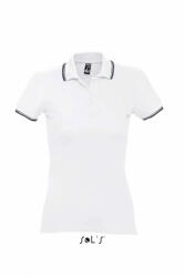 SOL'S Női galléros póló SOL'S SO11366 Sol'S practice Women - polo Shirt -S, White/Navy