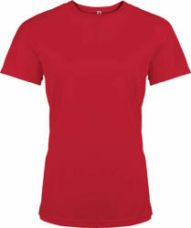 Proact Női póló Proact PA439 Ladies' Short-Sleeved Sports T-Shirt -M, Red